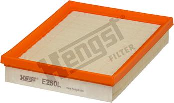 Hengst Filter E250L - Air Filter, engine autospares.lv