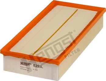 Hengst Filter E253L - Air Filter, engine autospares.lv