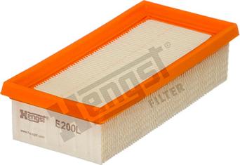 Hengst Filter E200L - Air Filter, engine autospares.lv