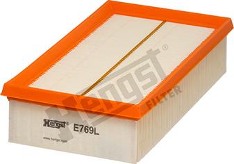 Hengst Filter E769L - Air Filter, engine autospares.lv