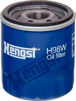 Hengst Filter H98W - Oil Filter autospares.lv