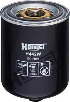 Hengst Filter H442W - Oil Filter autospares.lv