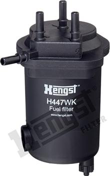 Hengst Filter H447WK - Fuel filter autospares.lv