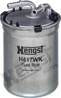 Hengst Filter H417WK - Fuel filter autospares.lv
