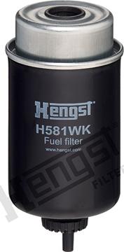 Hengst Filter H581WK - Fuel filter autospares.lv