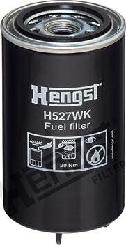 Hengst Filter H527WK D630 - Fuel filter autospares.lv