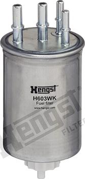 Hengst Filter H603WK - Fuel filter autospares.lv