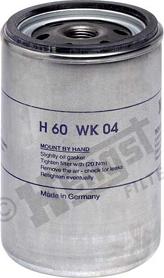 Hengst Filter H60WK04 - Fuel filter autospares.lv