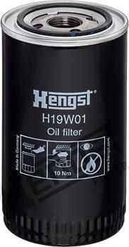 Hengst Filter H19W01 - Oil Filter autospares.lv