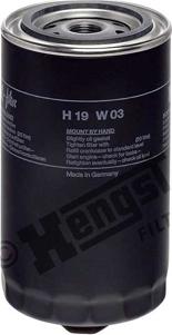 Hengst Filter H19W03 - Oil Filter autospares.lv