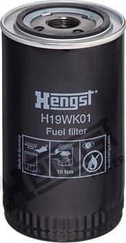 Hengst Filter H19WK01 - Fuel filter autospares.lv