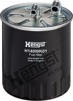 Hengst Filter H140WK01 - Fuel filter autospares.lv