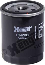 Hengst Filter H14W08 - Oil Filter autospares.lv