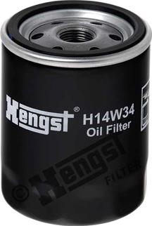 Hengst Filter H14W34 - Oil Filter autospares.lv