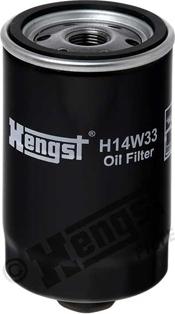 Hengst Filter H14W33 - Oil Filter autospares.lv