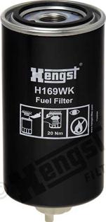 Hengst Filter H169WK - Fuel filter autospares.lv