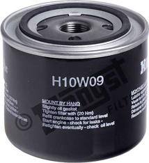 Hengst Filter H10W09 - Oil Filter autospares.lv