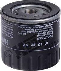 Hengst Filter H10W07 - Oil Filter autospares.lv