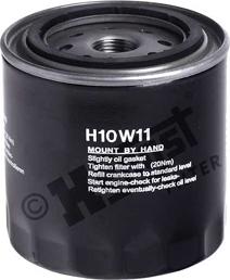 Hengst Filter H10W11 - Oil Filter autospares.lv