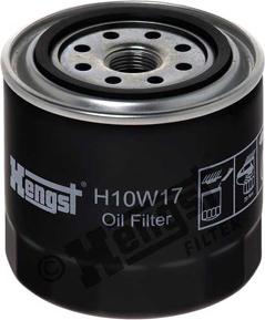 Hengst Filter H10W17 - Oil Filter autospares.lv