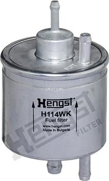 Hengst Filter H114WK - Fuel filter autospares.lv