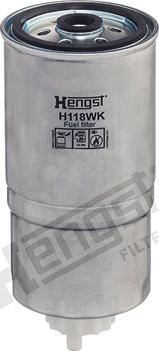 Hengst Filter H118WK - Fuel filter autospares.lv