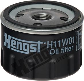 Hengst Filter H11W01 - Oil Filter autospares.lv