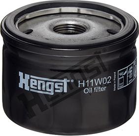 Hengst Filter H11W02 - Oil Filter autospares.lv