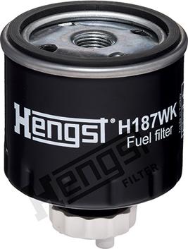 Hengst Filter H187WK - Fuel filter autospares.lv