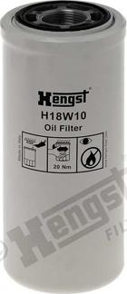 Hengst Filter H18W10 - Hydraulic Filter, automatic transmission autospares.lv