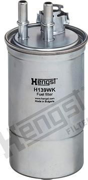 Hengst Filter H139WK - Fuel filter autospares.lv