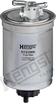 Hengst Filter H123WK - Fuel filter autospares.lv