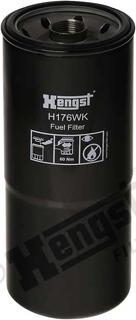 Hengst Filter H176WK - Fuel filter autospares.lv