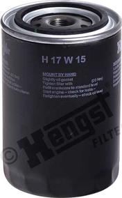 Hengst Filter H17W15 - Oil Filter autospares.lv