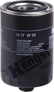 Hengst Filter H17W10 - Oil Filter autospares.lv