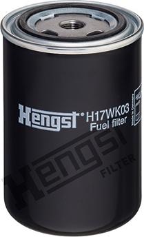 Hengst Filter H17WK03 - Fuel filter autospares.lv