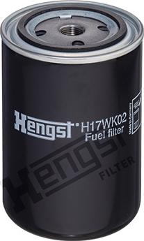 Hengst Filter H17WK02 - Fuel filter autospares.lv