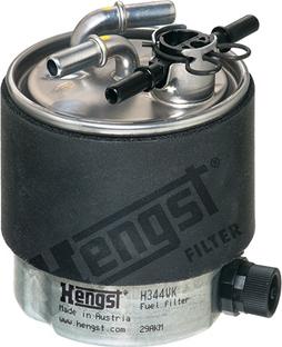 Hengst Filter H344WK - Fuel filter autospares.lv