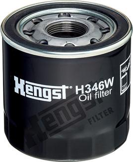 Hengst Filter H346W - Oil Filter autospares.lv