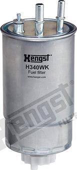 Hengst Filter H340WK - Fuel filter autospares.lv