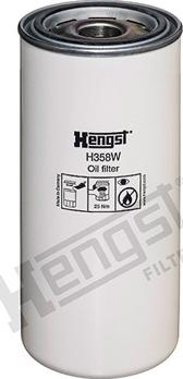 Hengst Filter H358W - Oil Filter autospares.lv