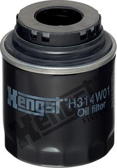 Hengst Filter H314W01 - Oil Filter autospares.lv