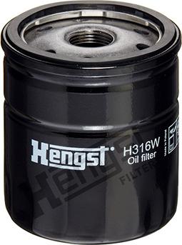 Hengst Filter H316W - Oil Filter autospares.lv