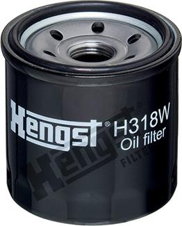 Hengst Filter H318W - Oil Filter autospares.lv