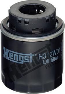 Hengst Filter H312W01 - Oil Filter autospares.lv