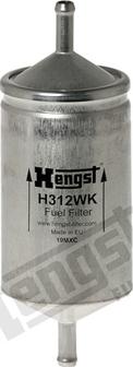 Hengst Filter H312WK - Fuel filter autospares.lv