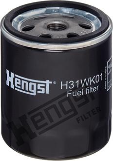 Hengst Filter H31WK01 - Fuel filter autospares.lv