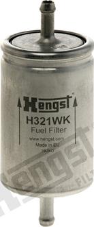 Hengst Filter H321WK - Fuel filter autospares.lv