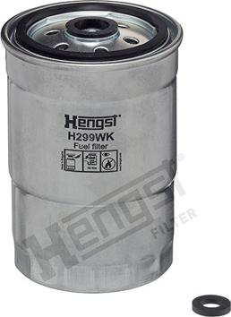 Hengst Filter H299WK - Fuel filter autospares.lv