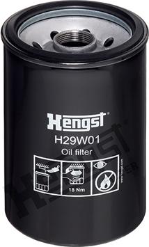 Hengst Filter H29W01 - Oil Filter autospares.lv